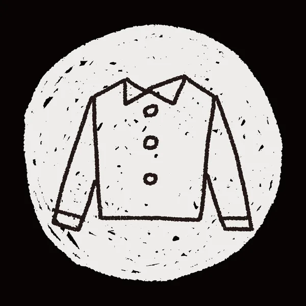 Desenho doodle roupas —  Vetores de Stock