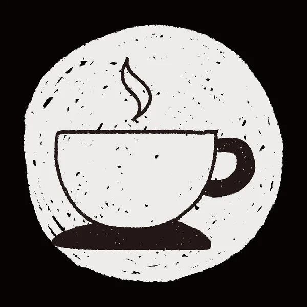 Doodle coffee — Stock Vector