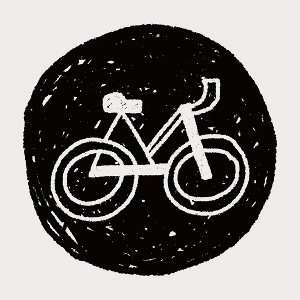 Bicicleta Doodle — Vector de stock