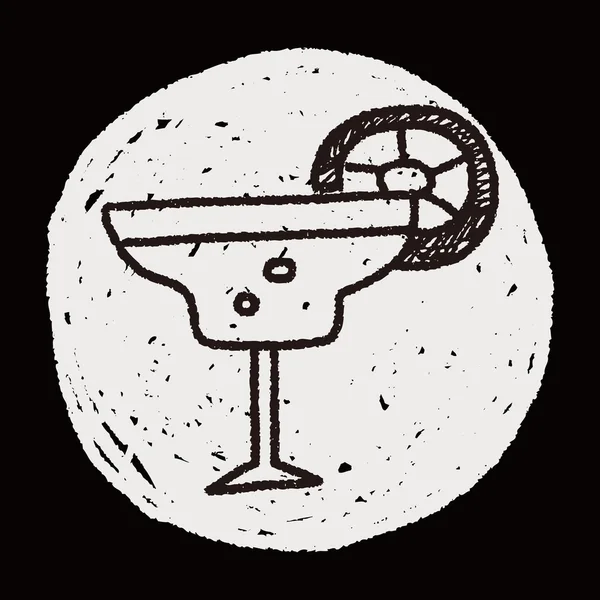 Doodle коктейль — стоковий вектор