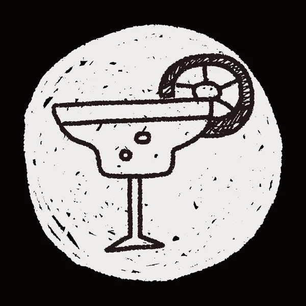 Doodle-Cocktail — Stockvektor