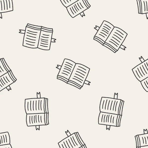 Doodle livro aberto —  Vetores de Stock