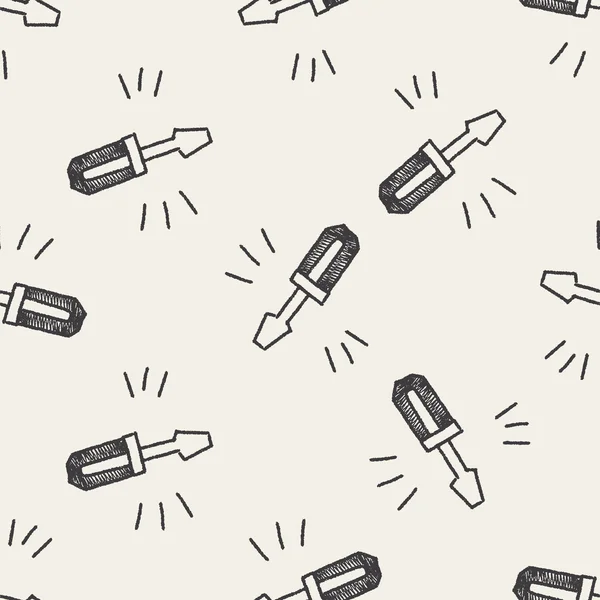 Doodle screwdriver — Stock Vector