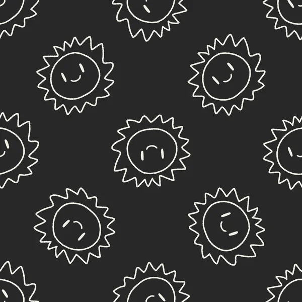 Doodle soleil — Image vectorielle