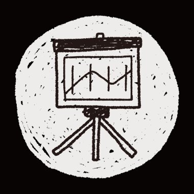 Beyaz tahta grafik doodle