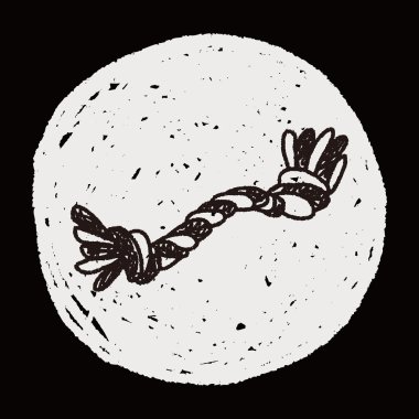 köpek ip kemiği doodle