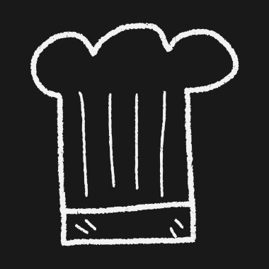 Chef şapka doodle