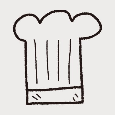 Chef şapka doodle