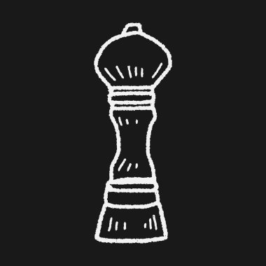 karabiber değirmeni doodle