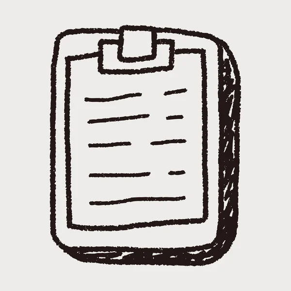 Doodle έγγραφο — Διανυσματικό Αρχείο