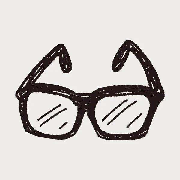 Doodle okulary — Wektor stockowy