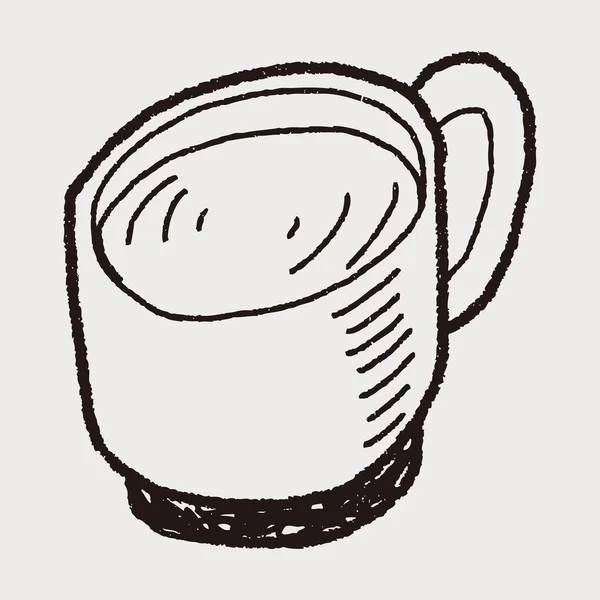 Doodle-Kaffee — Stockvektor