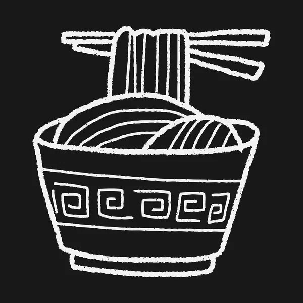 Noodle doodle — Stock Vector