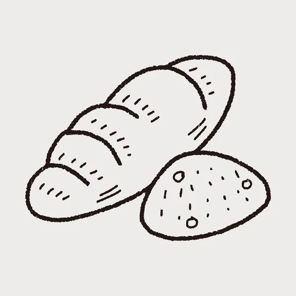 落書きパン — ストックベクタ