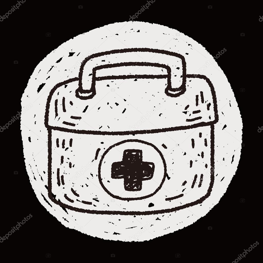 First Aid Kit Doodle Stock Vector Hchjjl 69782457