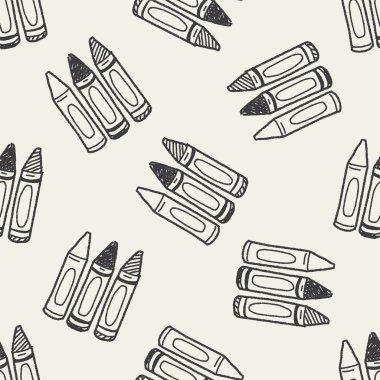 Doodle boya Dikişsiz desen arka plan