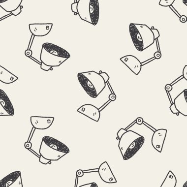lamba doodle çizim Dikişsiz desen arka plan