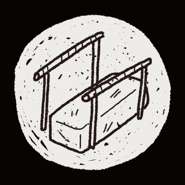paralel çubuk doodle
