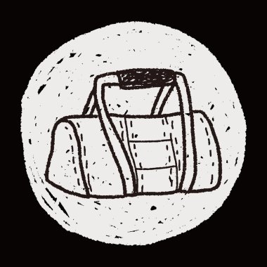 Spor çanta doodle