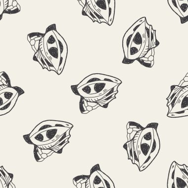 Bisiklet kask doodle Dikişsiz desen arka plan