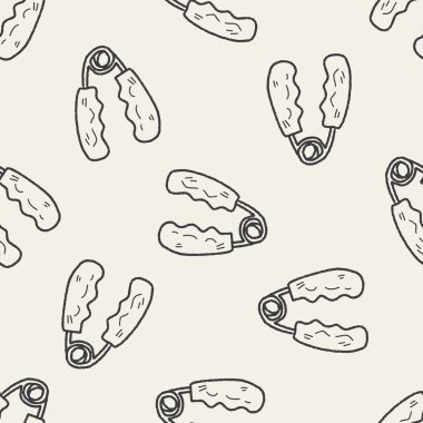 el eğitim aracı doodle Dikişsiz desen arka plan