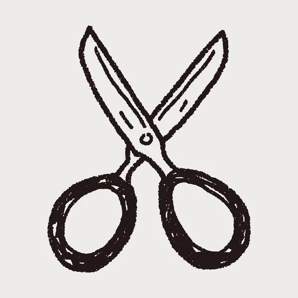 Doodle Scissors — Stock Vector