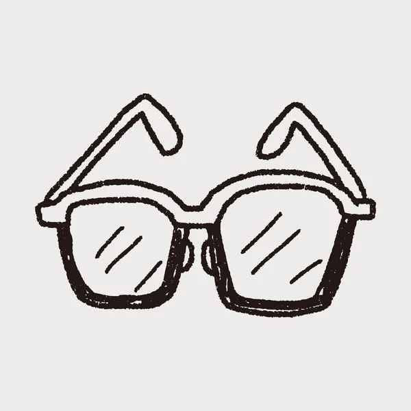 Kacamata Doodle - Stok Vektor