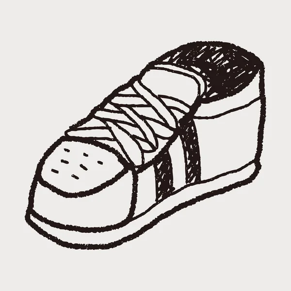 Кроссовки для каракулей — стоковый вектор