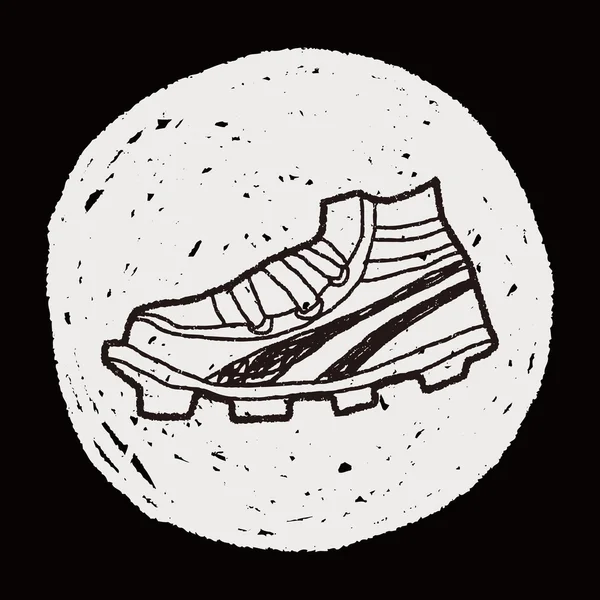 Doodle sneakers — Stock vektor