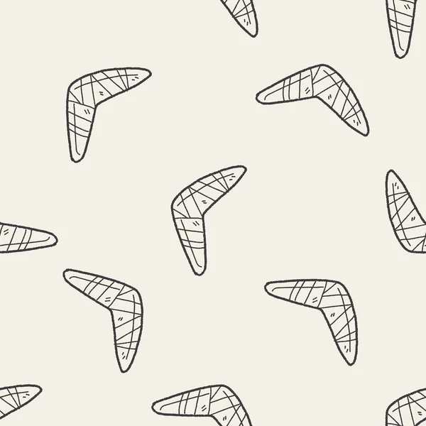 Bumerang doodle Dikişsiz desen arka plan