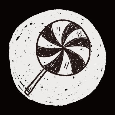 şeker doodle çizim