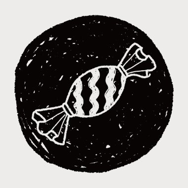 şeker doodle çizim