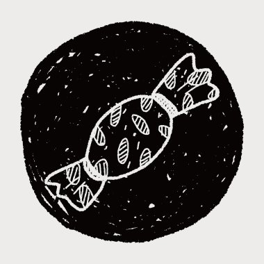 şeker doodle çizim