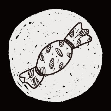 şeker doodle çizim