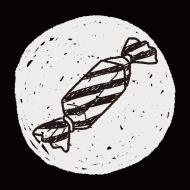 şeker doodle çizim