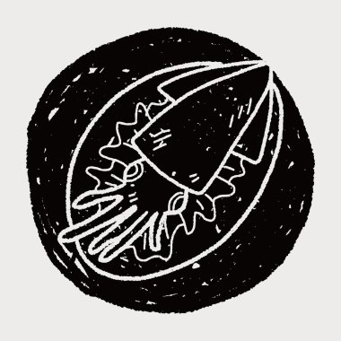 kalamar gıda doodle