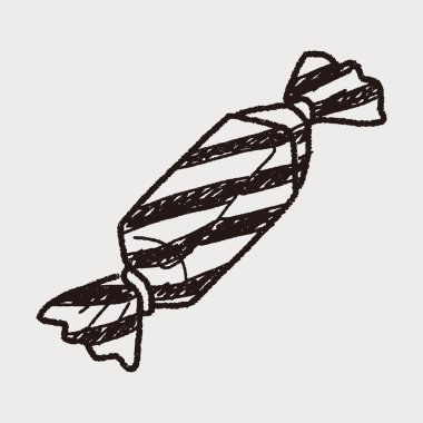 şeker doodle çizim