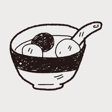 hamur tatlısı doodle