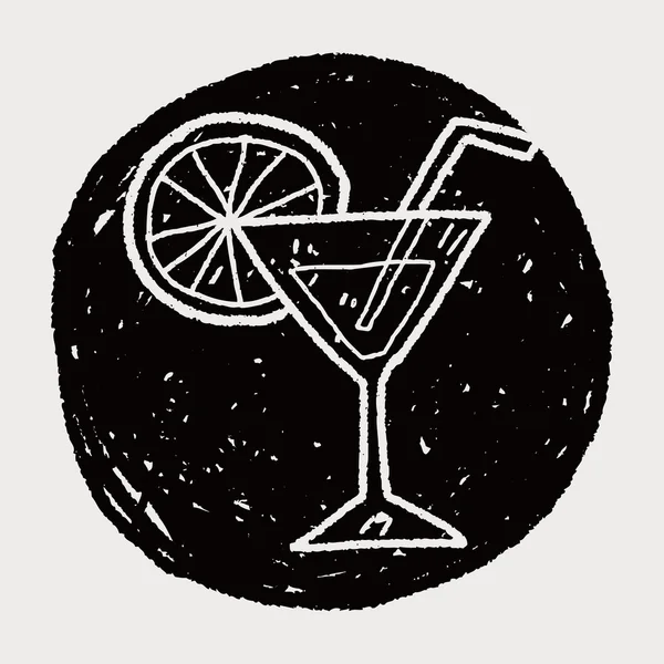 Doodle-Cocktail — Stockvektor