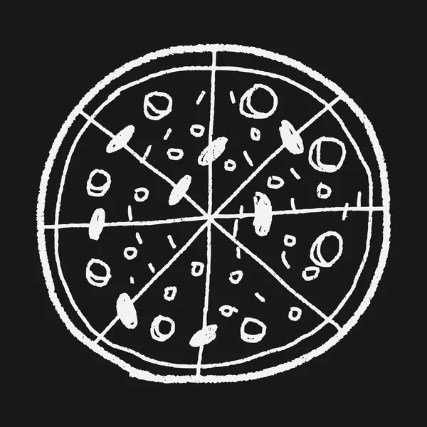 Doodle Pizza — vektorikuva