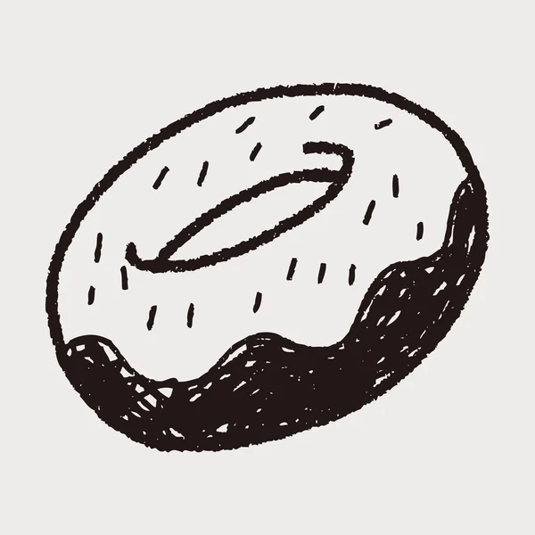 Doodle donuts — Stockvector