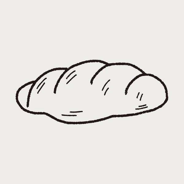 Doodle-Brot — Stockvektor