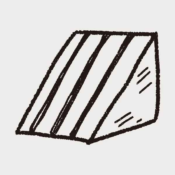 Doodle sendvič — Stockový vektor