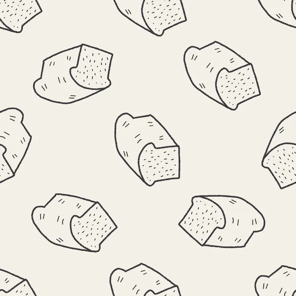 tost doodle çizim Dikişsiz desen arka plan