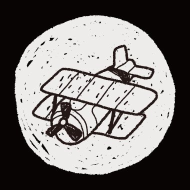 uçak doodle