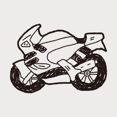 Motosiklet doodle