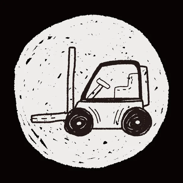 Scarabocchio camion — Vettoriale Stock