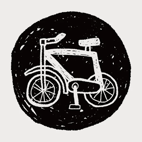 Fahrrad-Doodle — Stockvektor