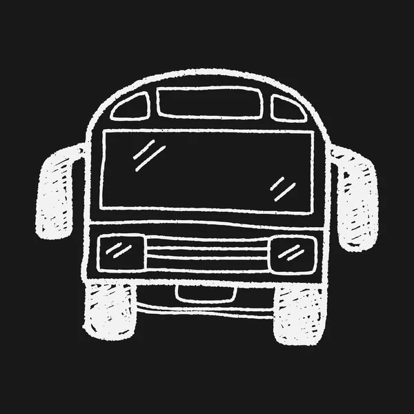 Autobus doodle — Stockový vektor