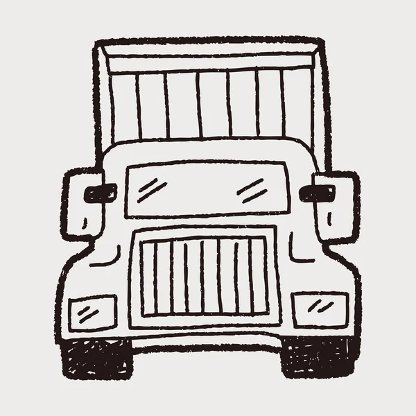 Каракули для грузовиков — стоковый вектор